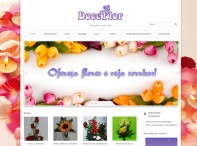 Criação de site para a Florista Doce Flor